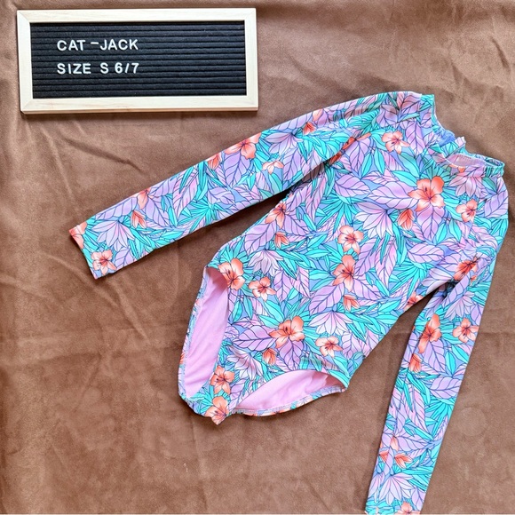 Cat & Jack Other - Cat & Jack Floral Swimsuit
